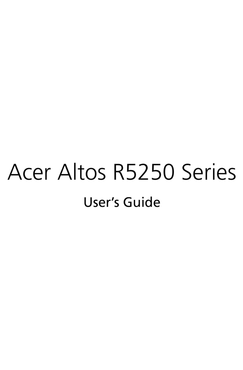 Acer Altos R5250 Series User manual