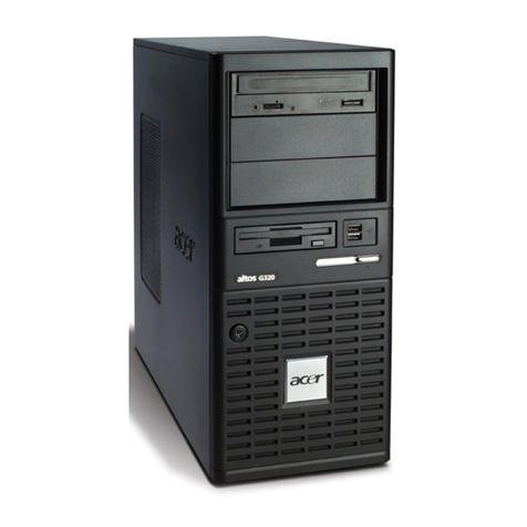 Acer Altos G320 Series User manual