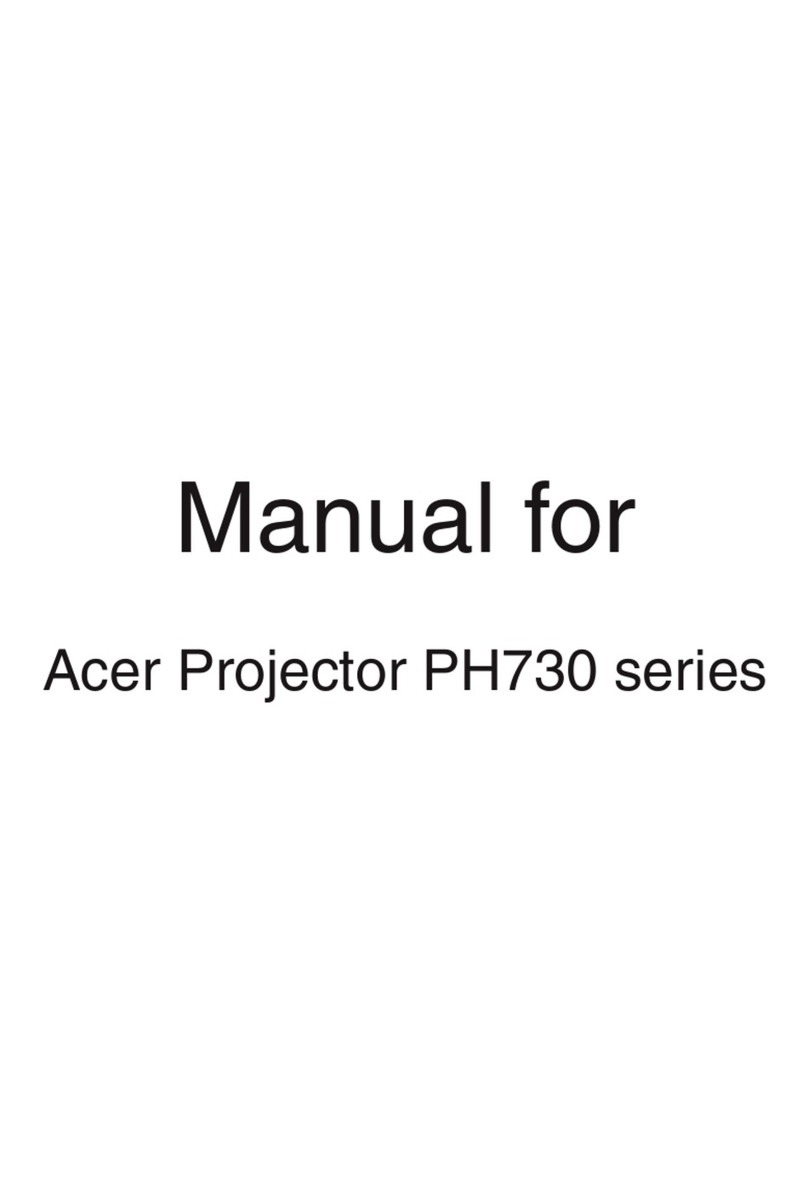 Acer PH730 series user manual