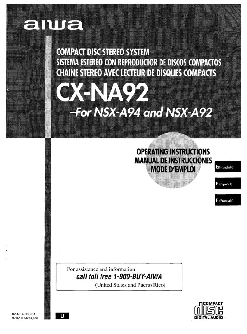 Aiwa NSX-A94 operating instructions