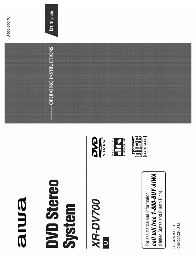Aiwa XR-DV700 User manual