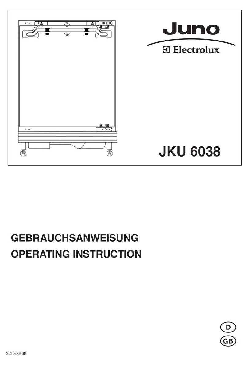 JUNO JKU6038 User manual