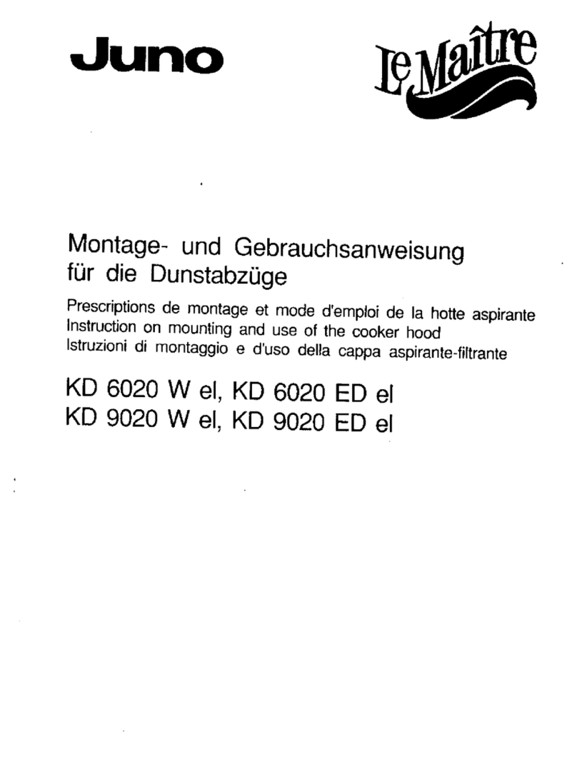 JUNO KD6020SWEL Technical manual