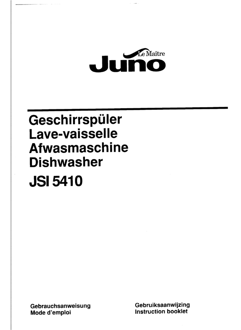 JUNO JSI5410B Instruction booklet JUNO JSI5410B Instruction booklet