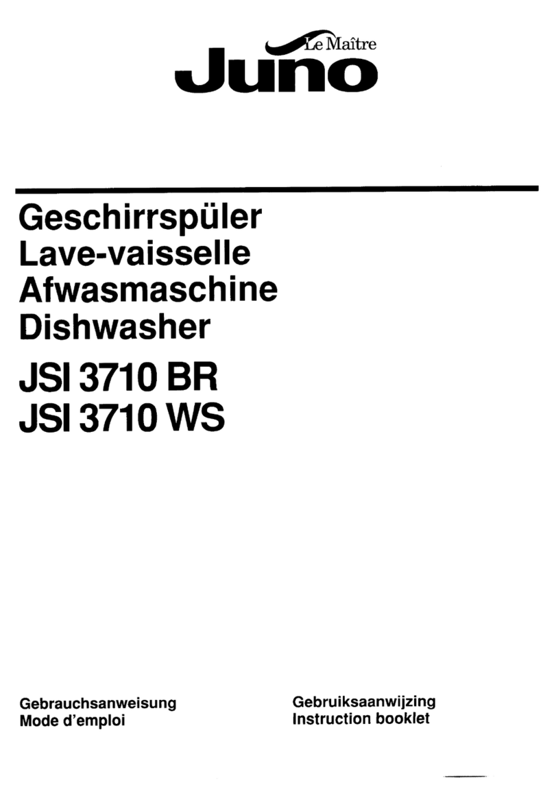 JUNO Le Maitre JSI3710BR User manual JUNO Le Maitre JSI3710BR User manual