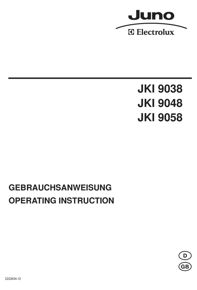 JUNO JKI 9038 operating instructions