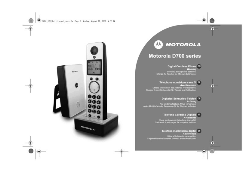 Motorola D700 Series user guide