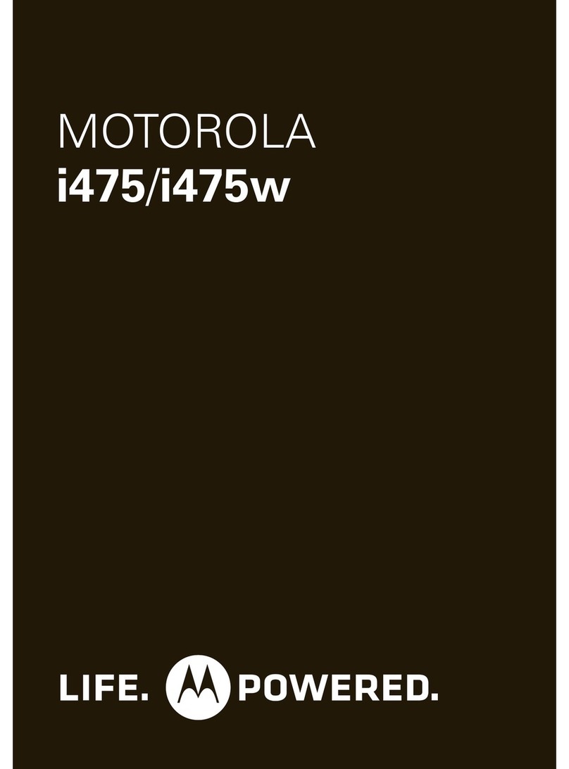 Motorola CLUTCH + i475 User manual