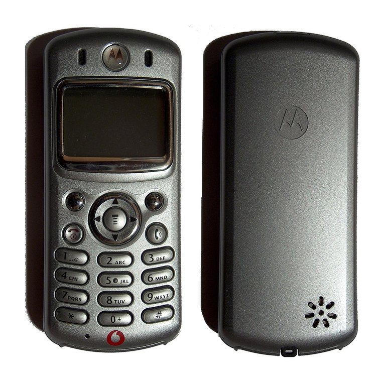 Motorola C330 - 2 User manual Motorola C330 - 2 User manual