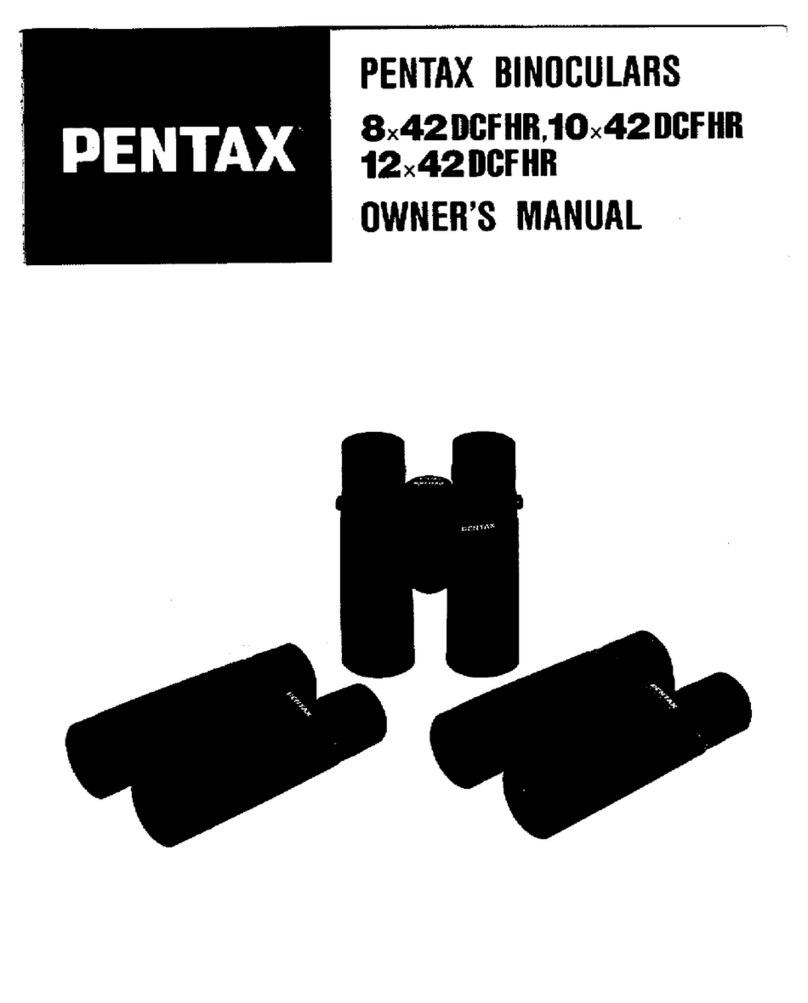 Pentax 62553 - DCF HRc - Binoculars 8 x 42 User manual