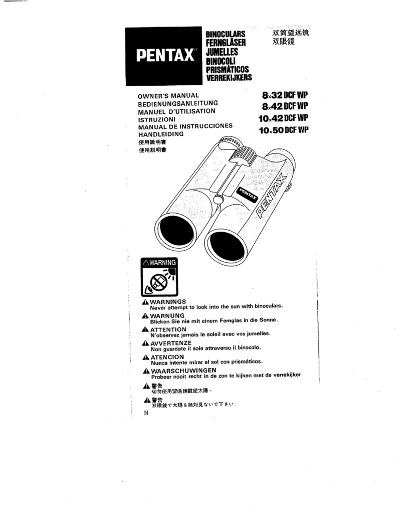 Pentax 62570 - DCF WP - Binoculars 10 x 42 User manual