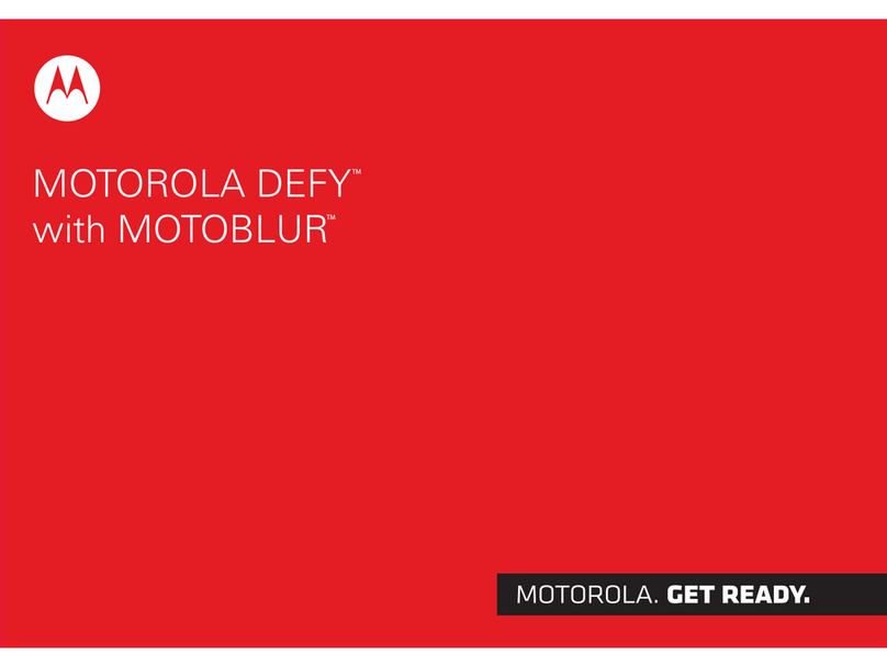 Motorola DEFY with MOTOBLUR User manual
