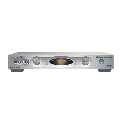 Motorola DCT3400 ALL-DIGITAL SET-TOP - TV GUIDE... User manual