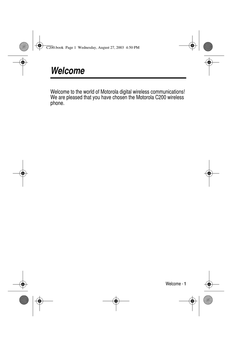 Motorola C200-1-5 User manual