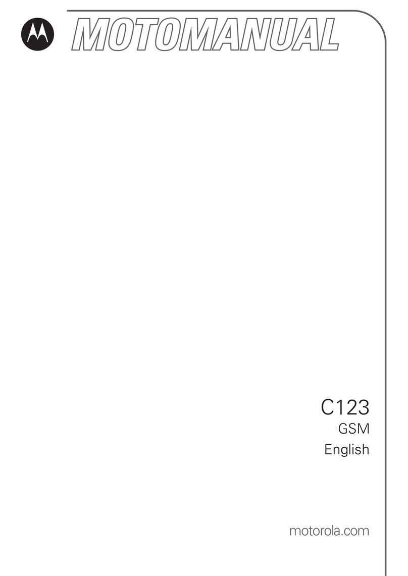 Motorola C123 User manual