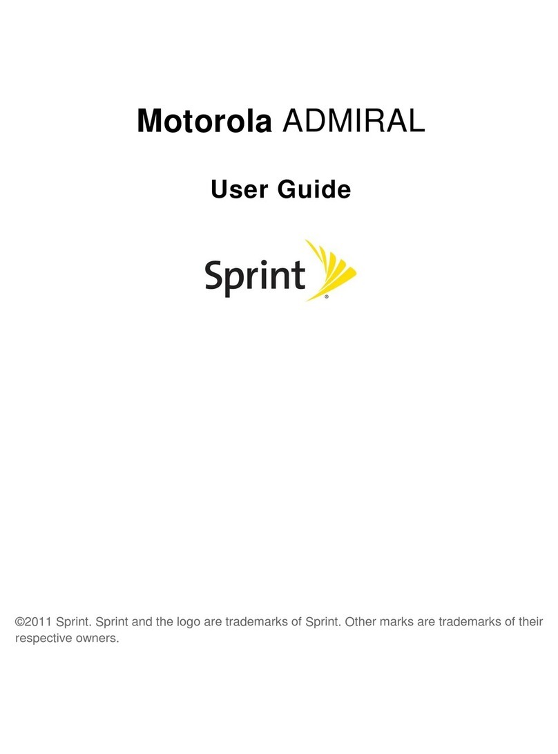 Motorola ADMIRAL User manual