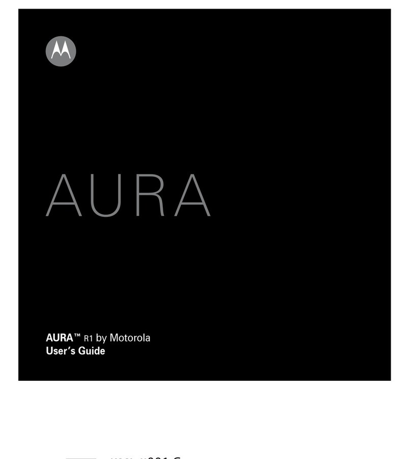 Motorola AURA - MANUAL 2 User manual