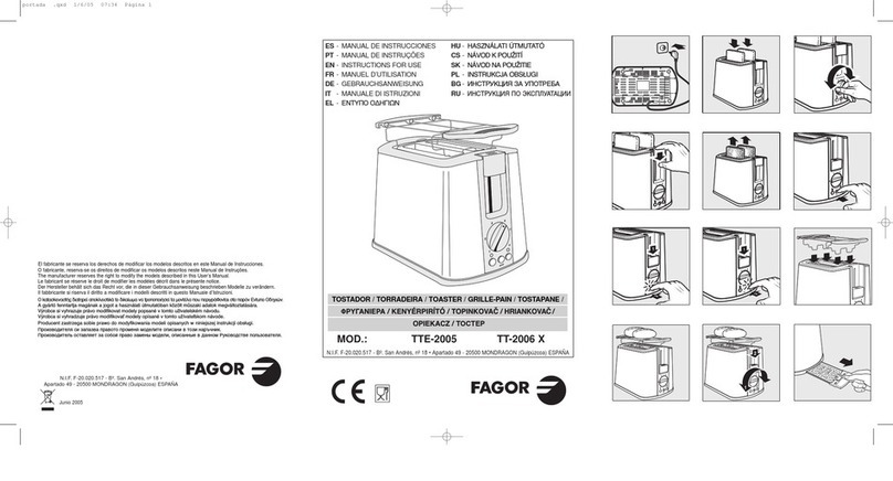 Fagor TT-2006 X manual