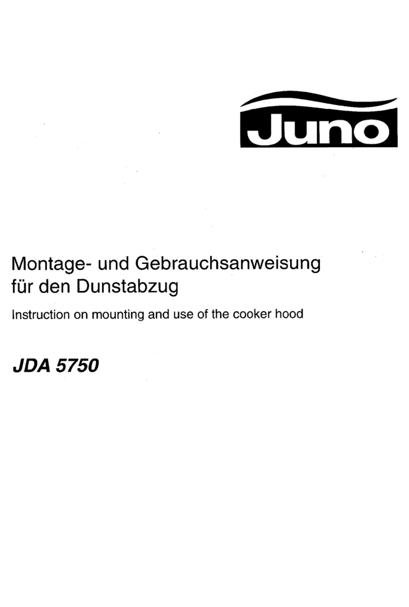 JUNO JDA5750E Technical manual