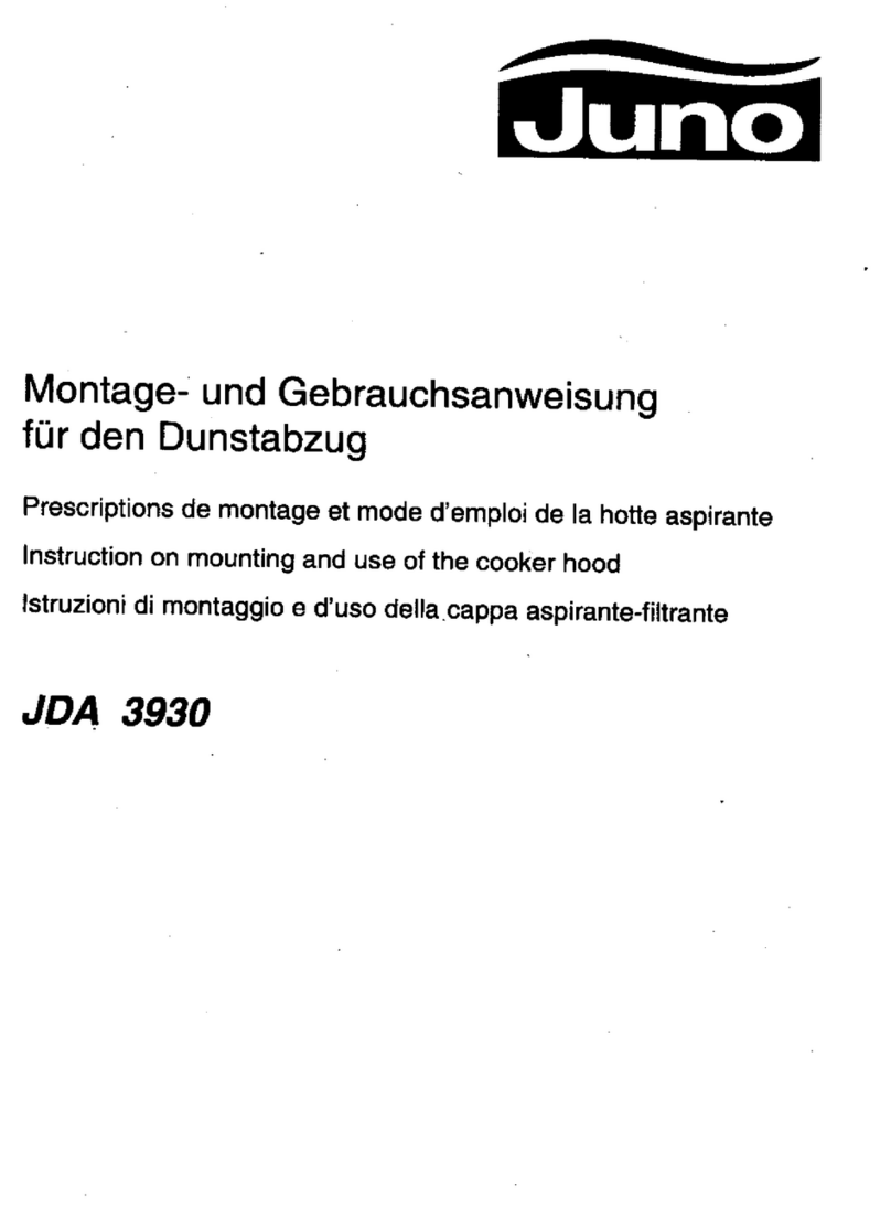 JUNO JDA3930E Technical manual