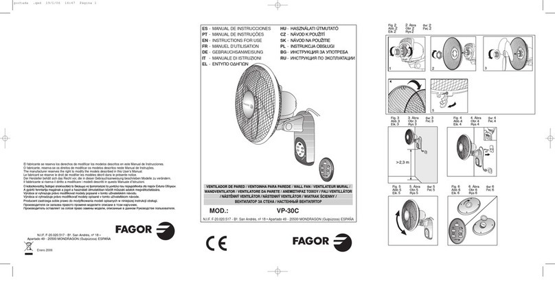 Fagor VP-30C User manual