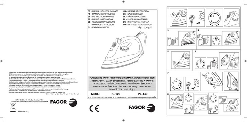 Fagor PL-140 Instructions for use