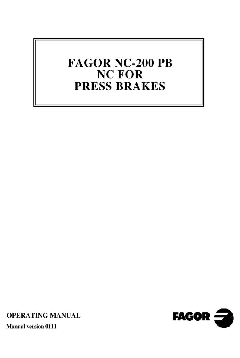 Fagor NC-200 PB - V0111 operating manual