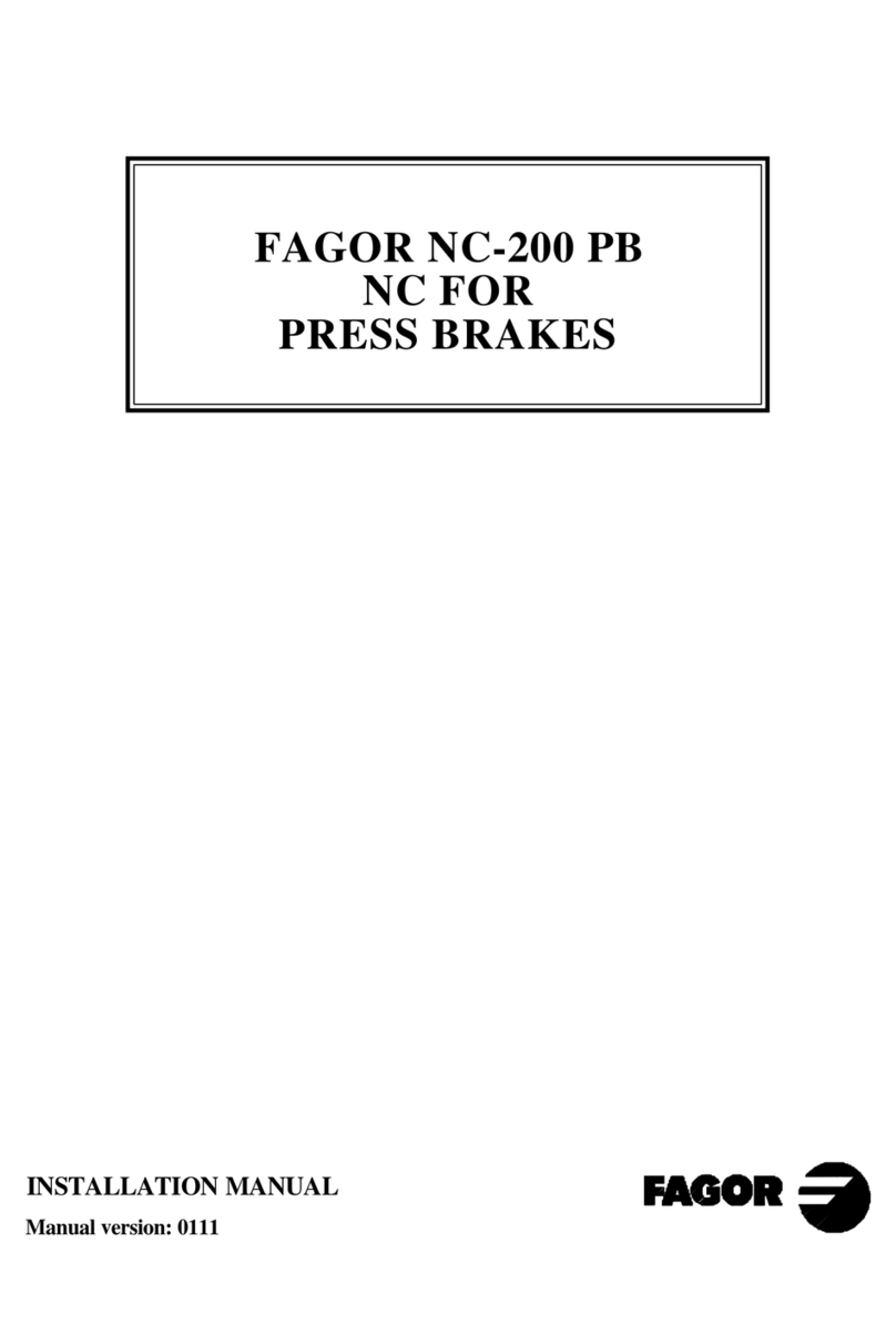 Fagor NC-200 PB - V0111 installation manual