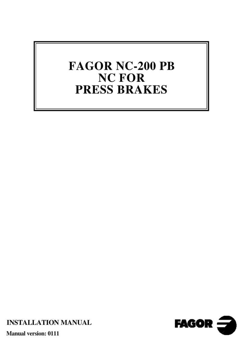 Fagor NC-200 PB - V0111 installation manual