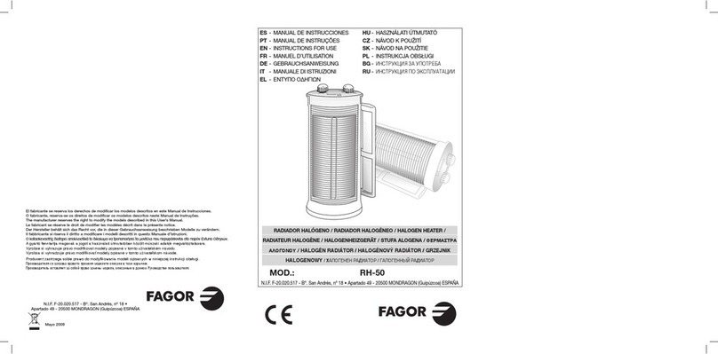 Fagor RH-50 Instructions for use