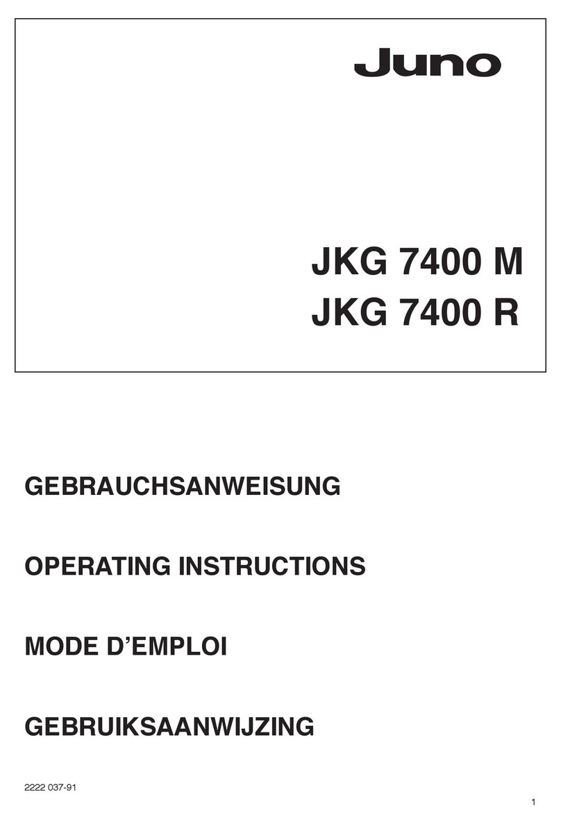 JUNO JKG 7400 R operating instructions