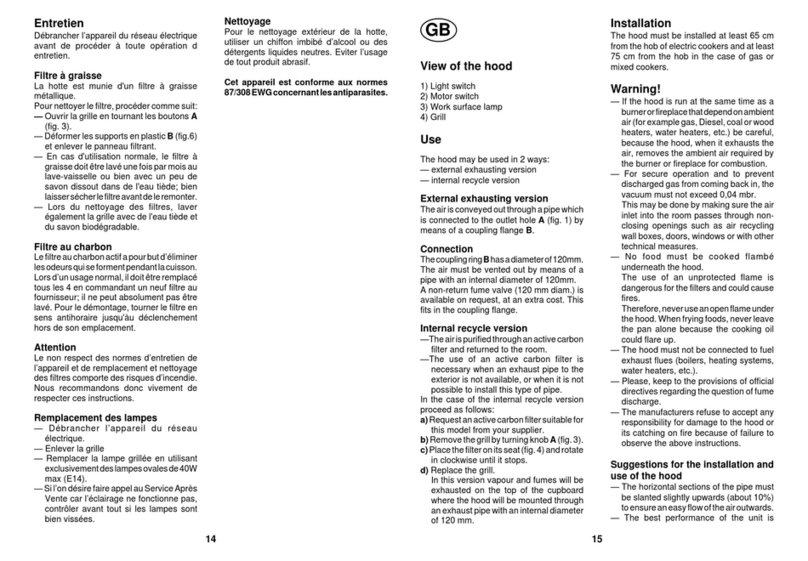 JUNO JDL5320W Installation and operating instructions