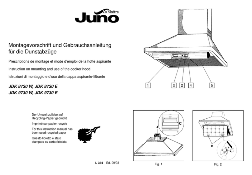JUNO JDK 8730 W Technical manual