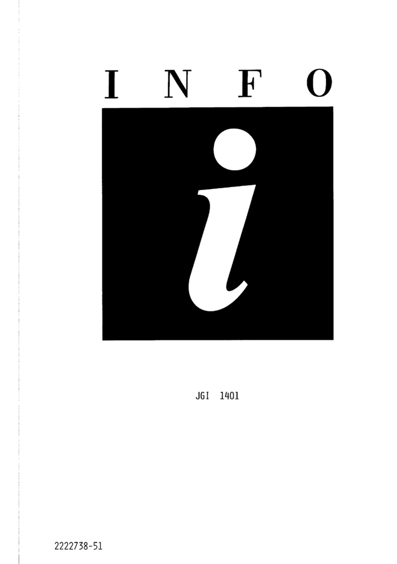 JUNO JGI1401 User manual