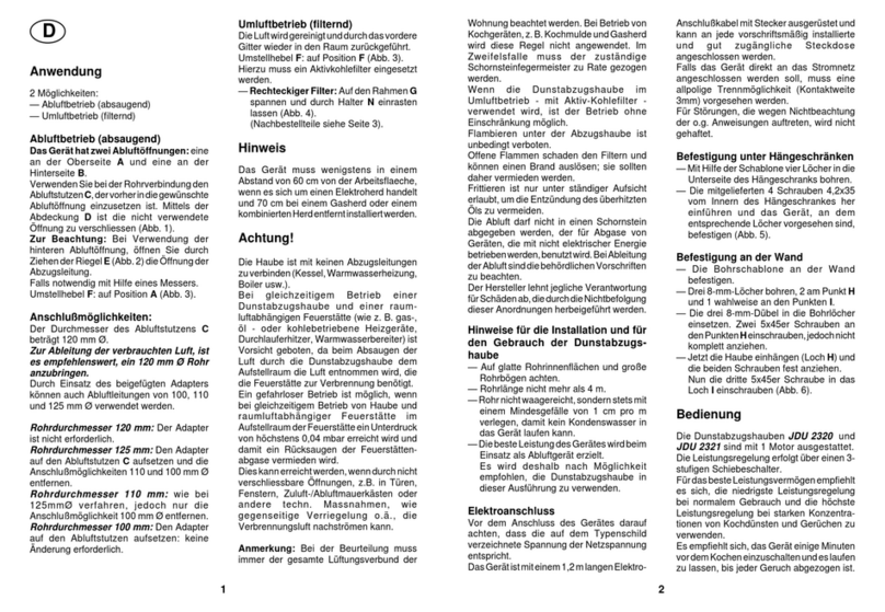 JUNO JDU2320W Technical manual JUNO JDU2320W Technical manual