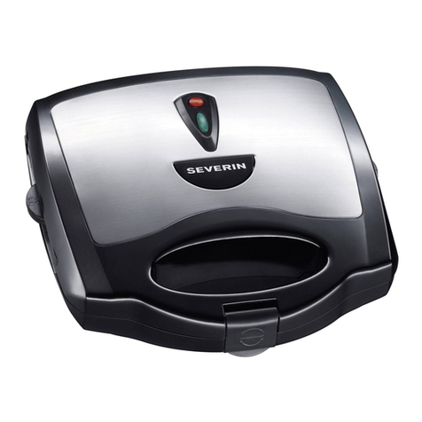 SEVERIN MULTI-SANDWICH-TOASTER SA 2962 - User manual