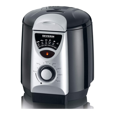 SEVERIN MINI-FRITTEUSE MIT FONDUE FR 2408 - Instructions for use SEVERIN MINI-FRITTEUSE MIT FONDUE FR 2408 - Instructions for use