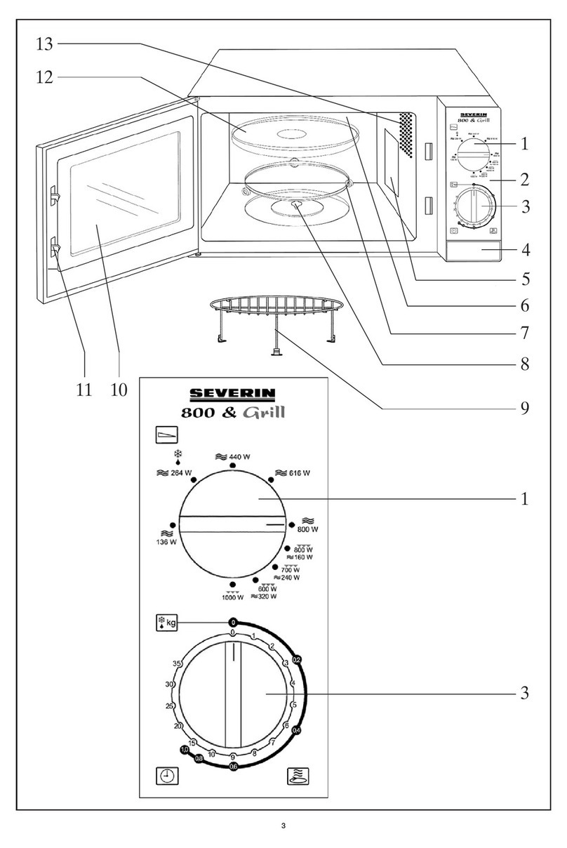 SEVERIN MIKROWELLE MIT GRILL MW 7842 User manual SEVERIN MIKROWELLE MIT GRILL MW 7842 User manual