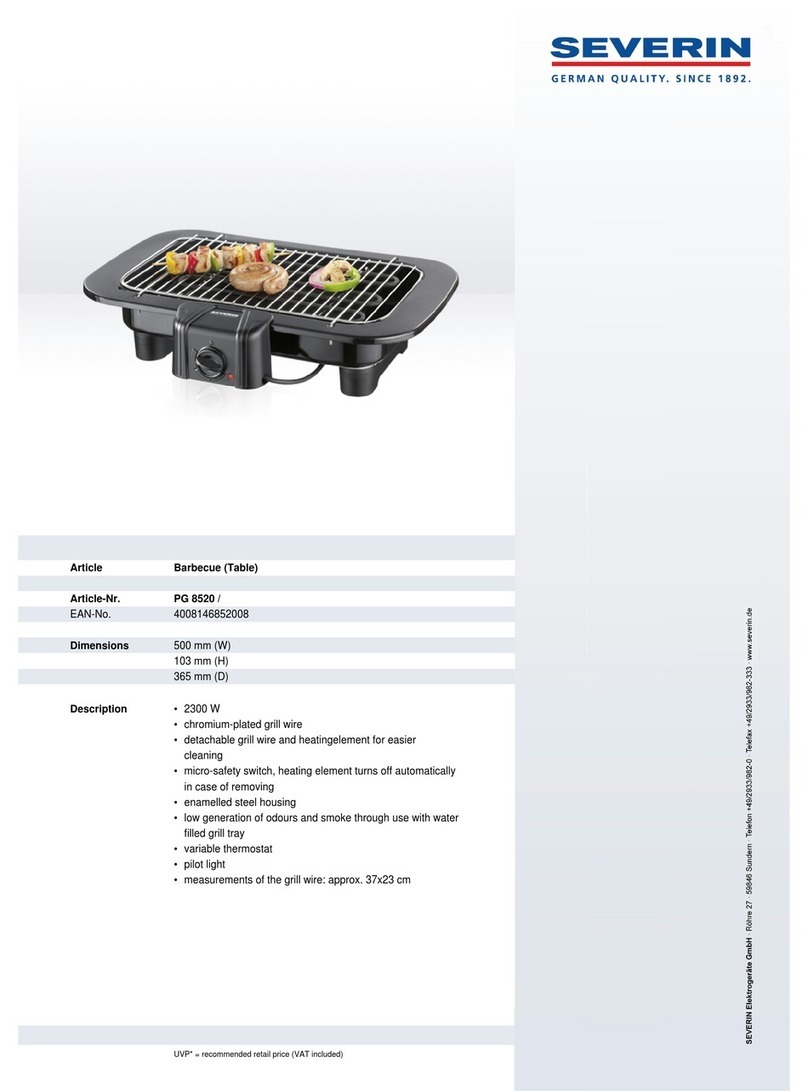 SEVERIN PG 8520 User guide