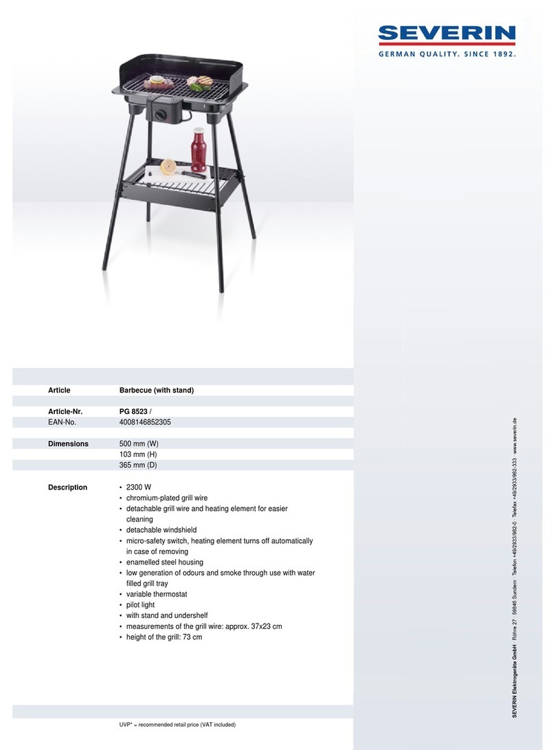 SEVERIN PG 8523 datasheet