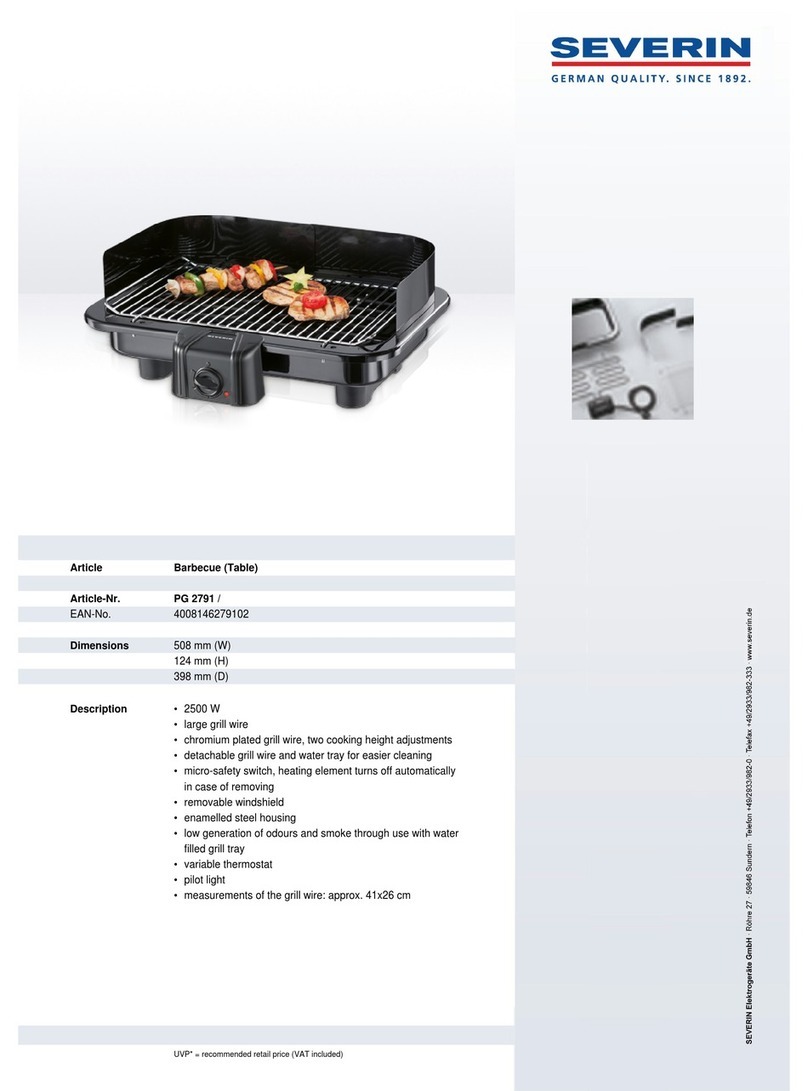 SEVERIN PG 2791 User guide