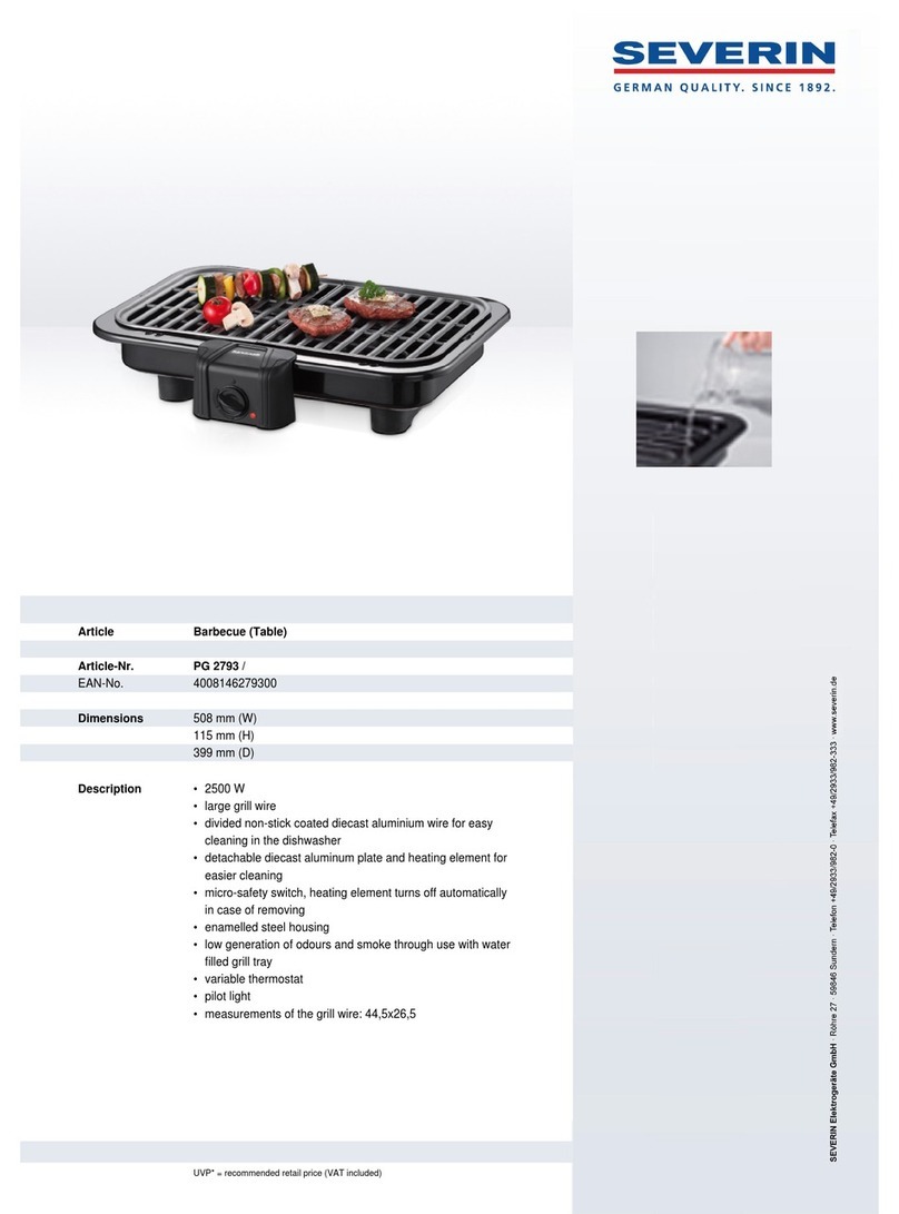 SEVERIN PG 2793 User guide