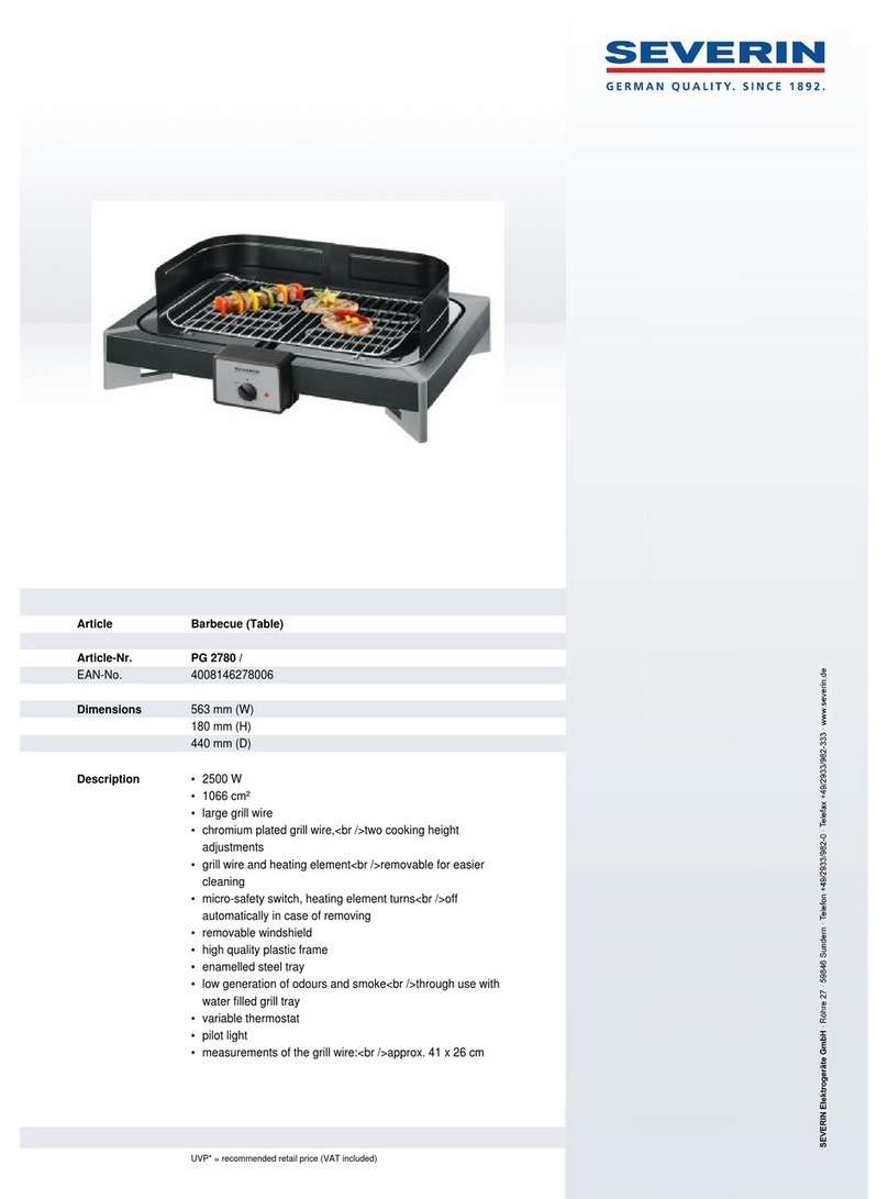 SEVERIN PG 2780 User manual