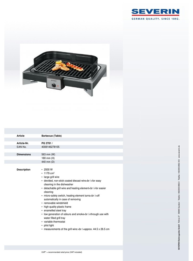 SEVERIN PG 2781 datasheet
