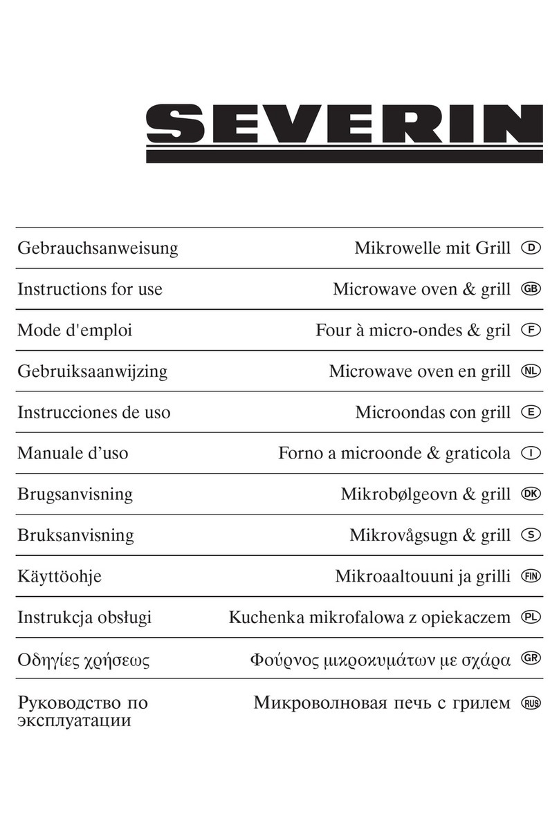 SEVERIN MW 7847 - FOUR A MICRO-ONDES Instructions for use