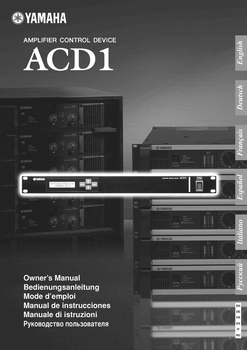 Yamaha ACD1 User manual