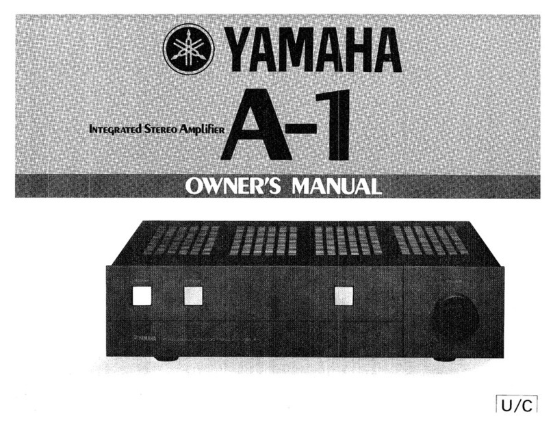 Yamaha A-1 User manual