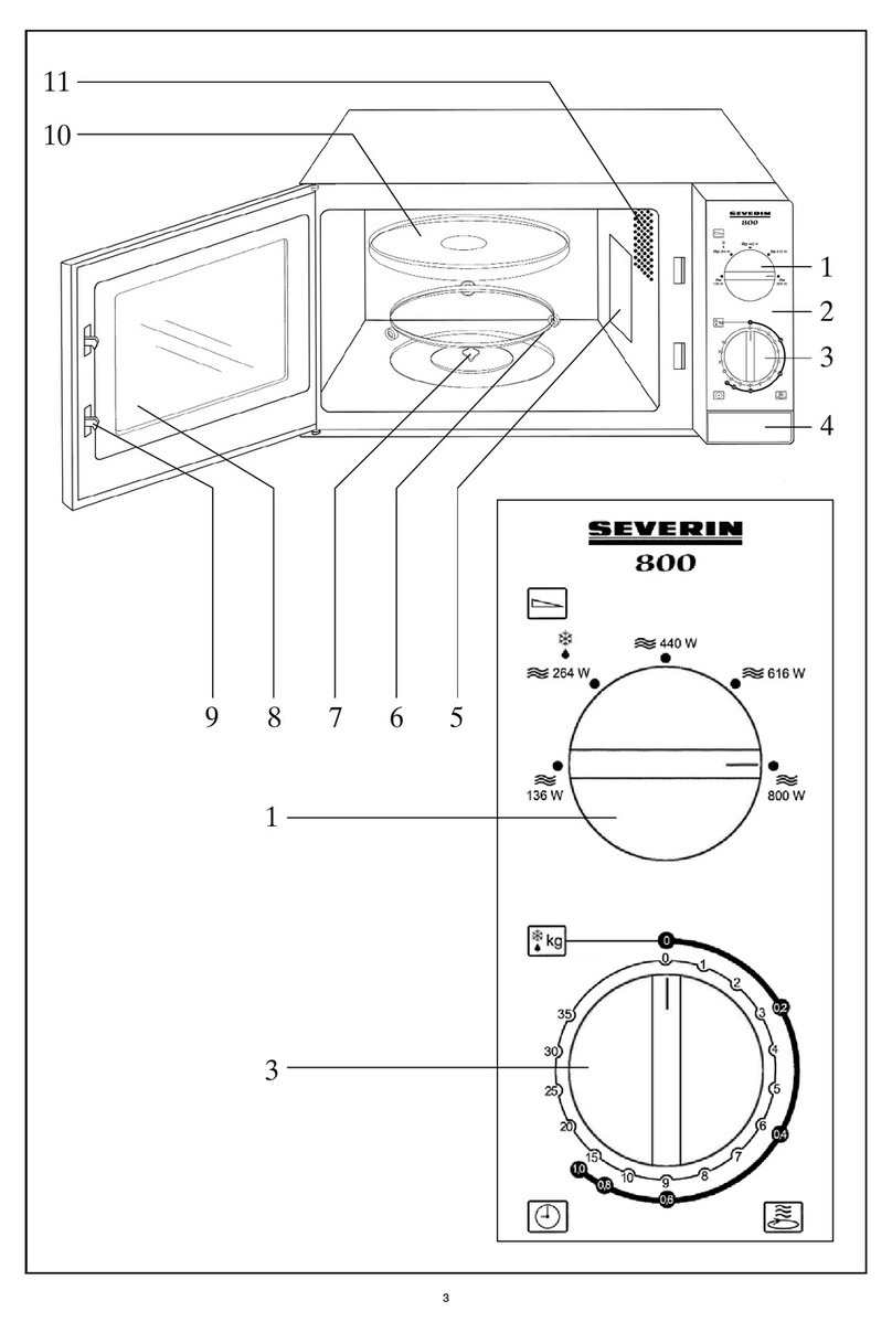 SEVERIN MIKROWELLE MIT GRILL MW 7839 manual