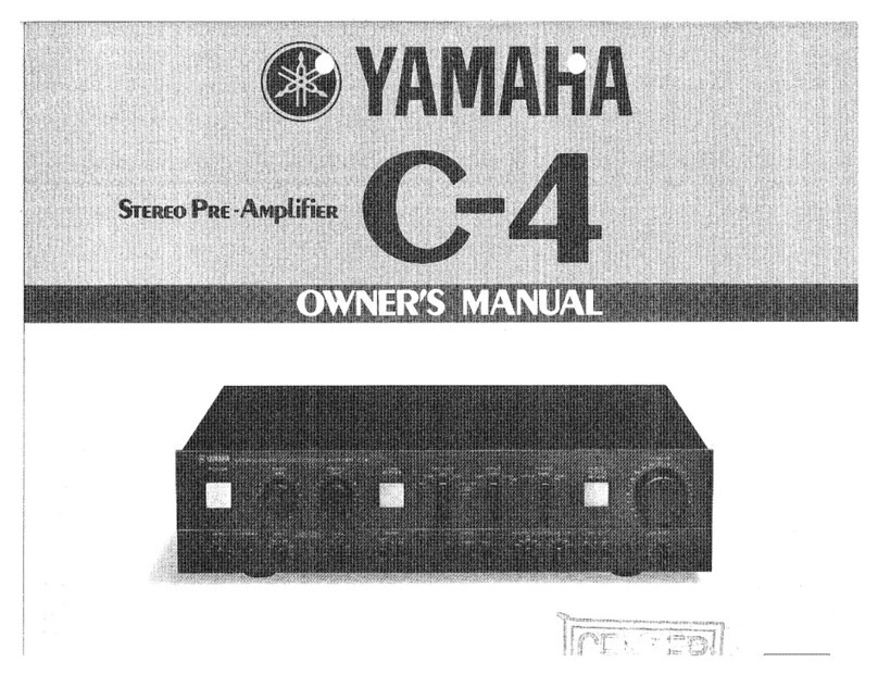 Yamaha C-4 User manual