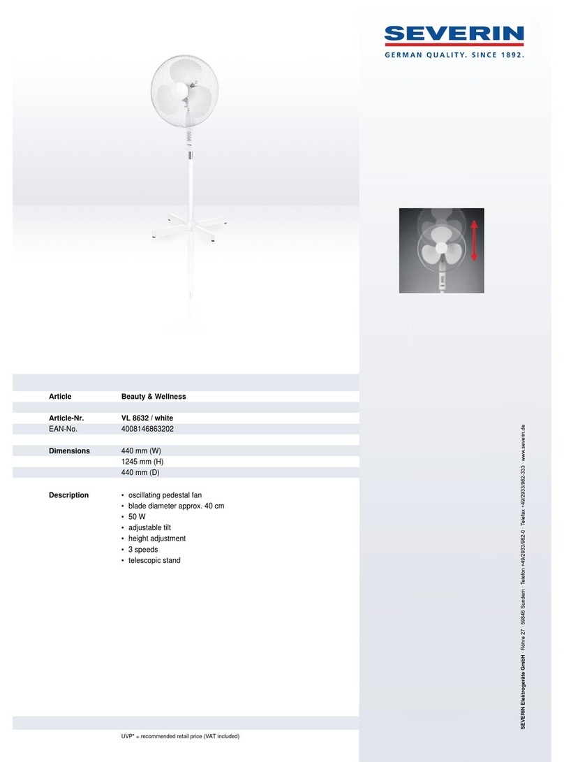 SEVERIN VL 8632 - Dimensions